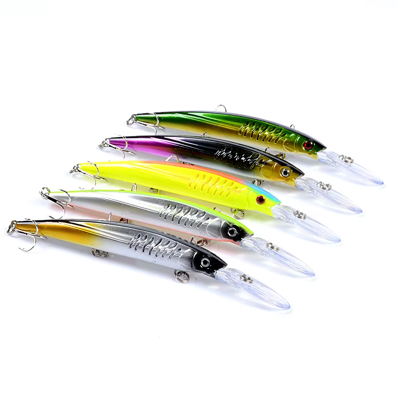Crankbait Minnow para lucios con ojos 3D - imagen 4