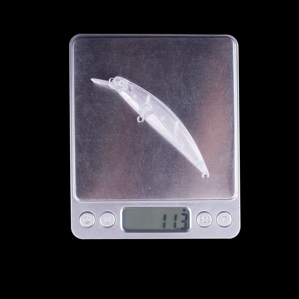 Jerkbait flotante transparente 9 cm 12 g para agua salada - imagen 2