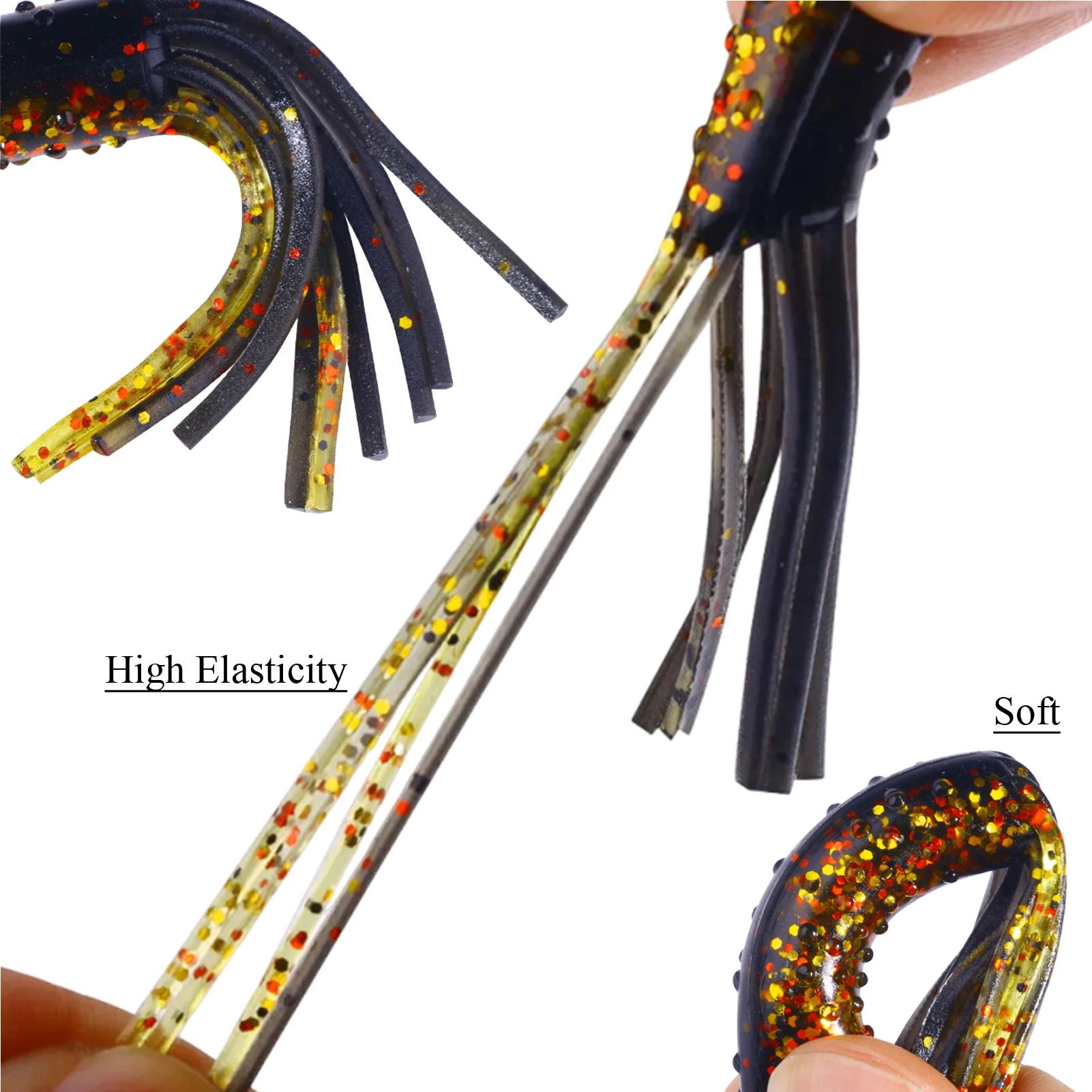 Free Fisher señuelos de tubo con anzuelos jig – gusano blando - imagen 5
