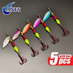 ANFS señuelos giratorios de metal duro para lubina y trucha
