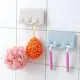 Soporte de pared sin costuras con ganchos y estante multifunción - imagen 2