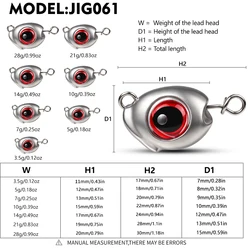 Plomo desmontable PROBEROS para Texas Rig con clip rápido y ojo 3D
