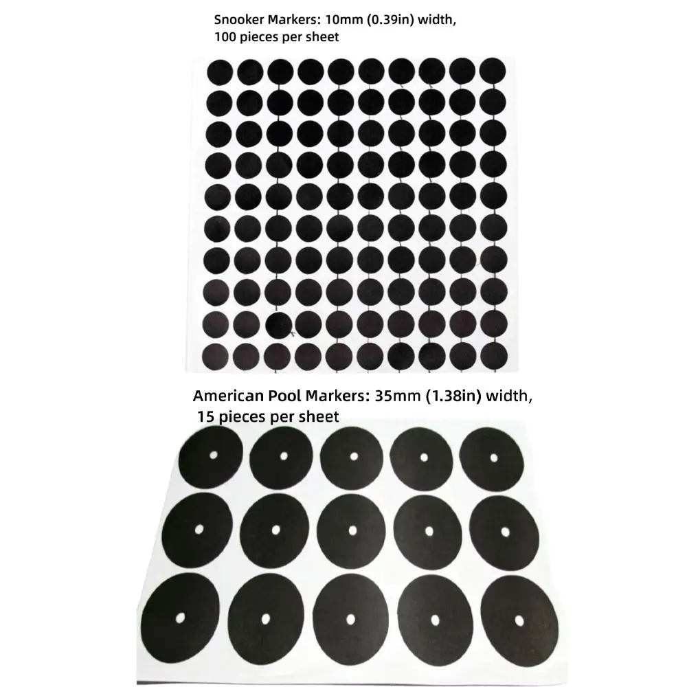 Puntos de marcación sobre tela negra