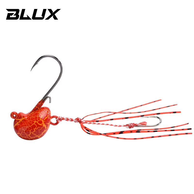 BLUX Tenya Madai Kabura: jighead de mar con falda de goma para pesca - imagen 5