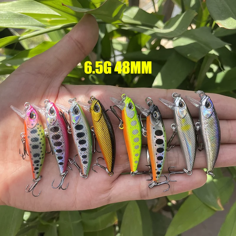 Wobbler hundido 48S – Swimbait 6,5g para lubina, trucha y lucio - imagen 5