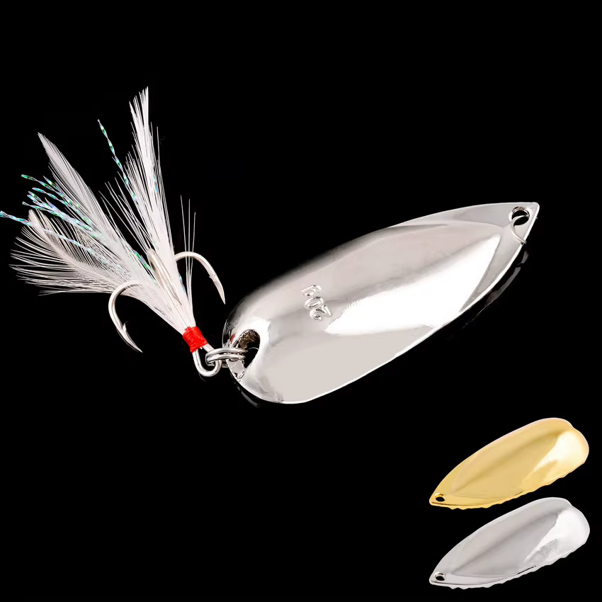 Señuelo Wobbler metálico – Acción oscilante para lubina - imagen 4