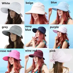 Gorra de pesca ala ancha plegable para verano y exterior