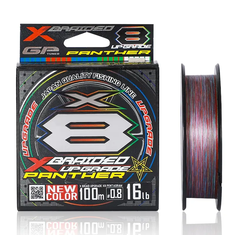 Carrete con hilo PANTHER X8 multicolor