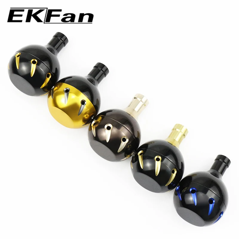 Perillas EKFan instaladas en conjunto baitcast