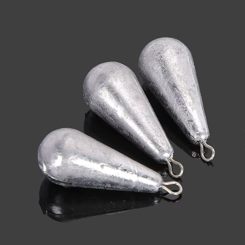 Sinker de Plomo Largo Alcance Forma Pera – Pesca con Cebo Natural