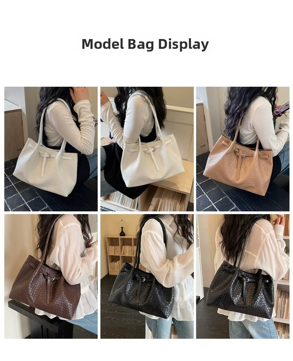 Bolso de hombro retro con asa superior y correa ajustable