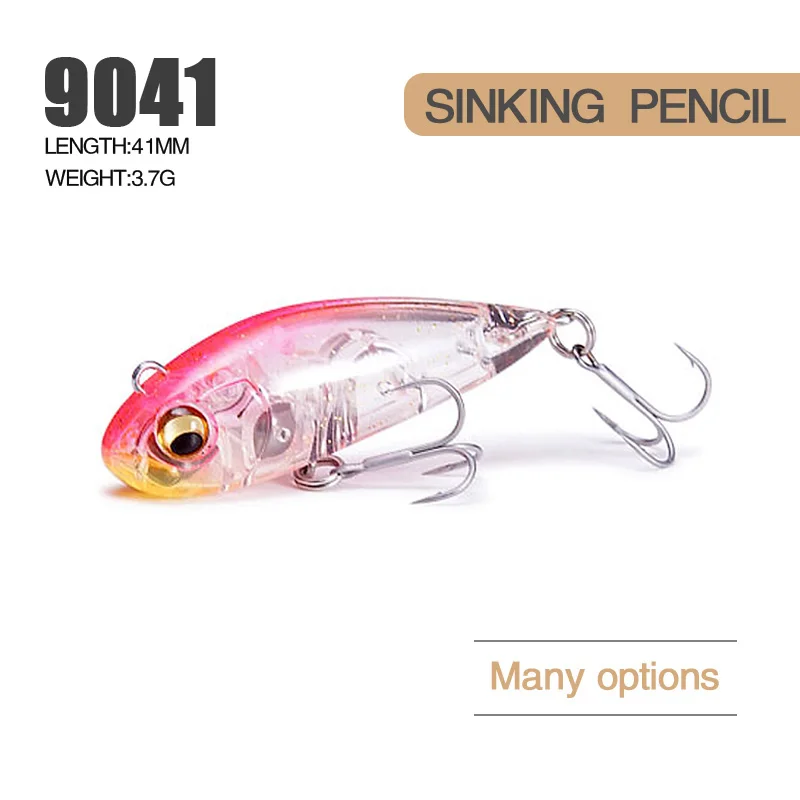 Señuelo tipo pencil mini para pesca en río