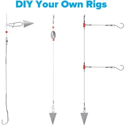Plomos piramidales para surfcasting en agua salada