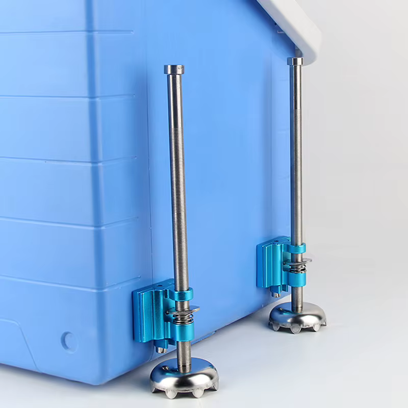 Cajón soporte para aparejos de pesca con patas telescópicas ajustables - imagen 2