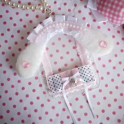 Estuche DIY Lolita Kawaii con encaje y cinta protectora