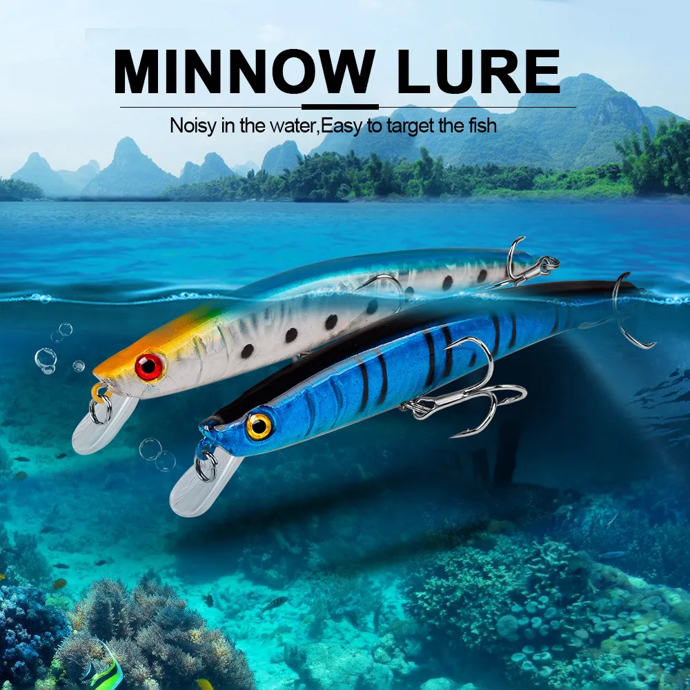 Silueta tipo Minnow del señuelo PROBEROS
