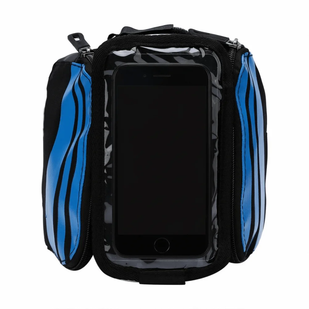 Bolsa impermeable para bici con bolsillo y cremallera, acceso rápido - imagen 5