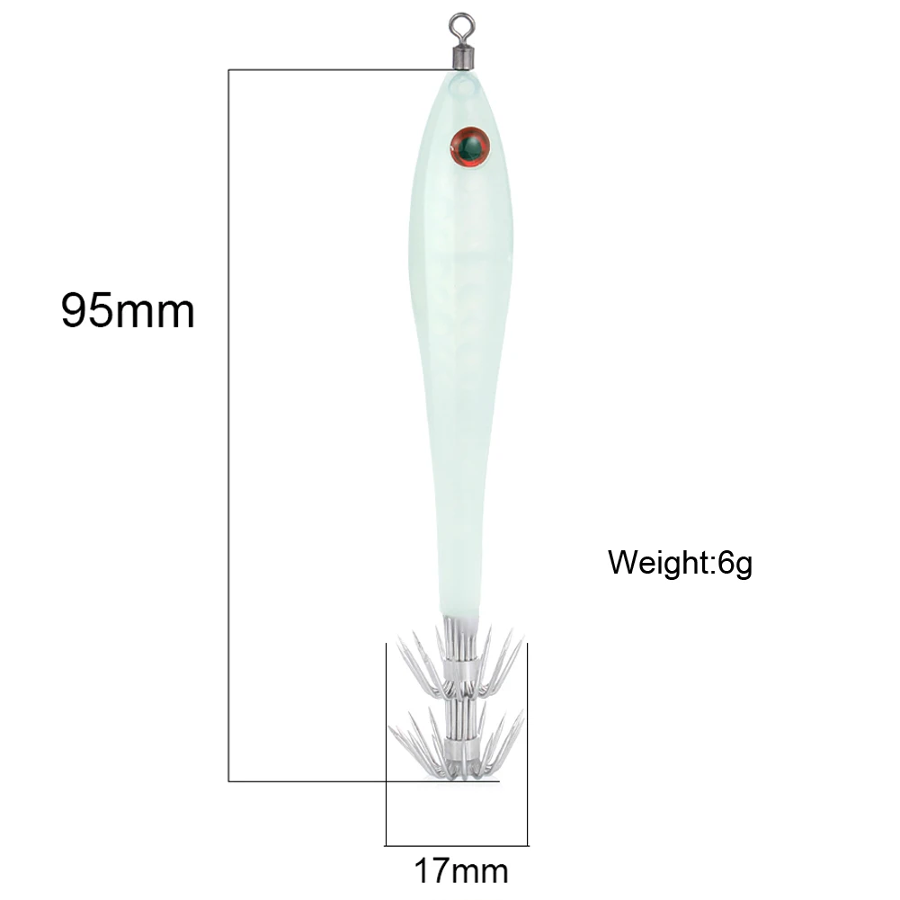 Cuerpo luminoso para atraer durante la pesca nocturna