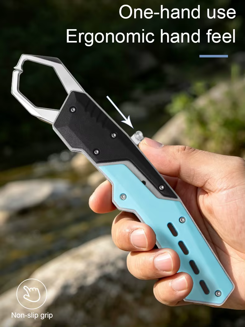 Alicates de pesca multifunción con desanzuelador y cortalíneas - imagen 3