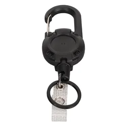 Llavero retráctil antipérdida resistente, soporte alto rebote