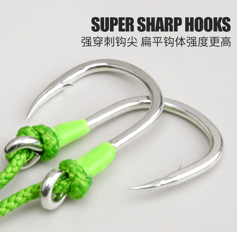 Aparejo doble asistencia para jigs