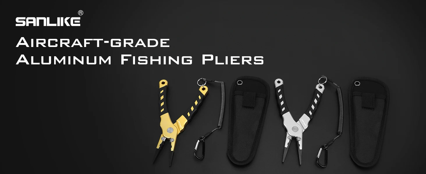 Alicates de pesca SANLIKE con boca recta