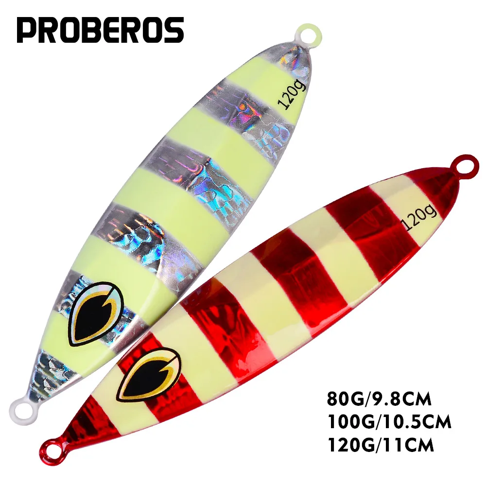 Señuelo de pesca metálico KNCONAN luminoso