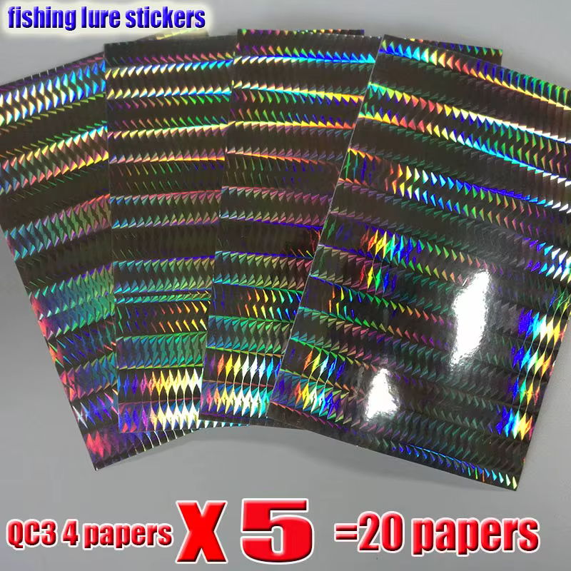 Flashes holográficos para señuelos – Adornos reflectantes de pesca - imagen 4