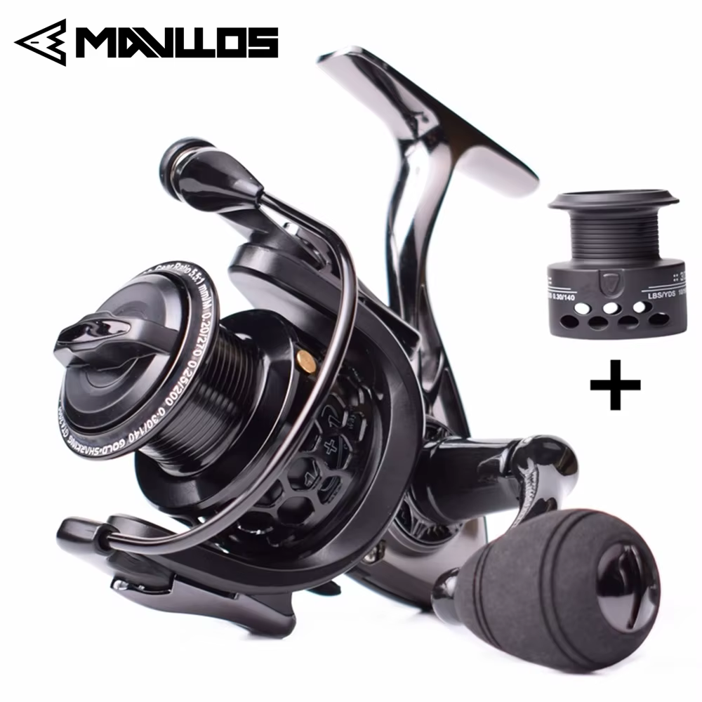 Carrete MAVLLOS Spinning Metal 15BB 5.5:1 Jigging Mar - imagen 2
