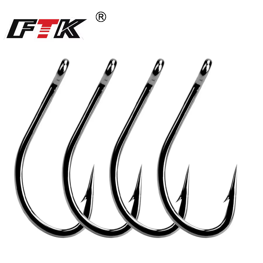 FTK Europa Feeder – Anzuelos para carpa con púas acero carbono