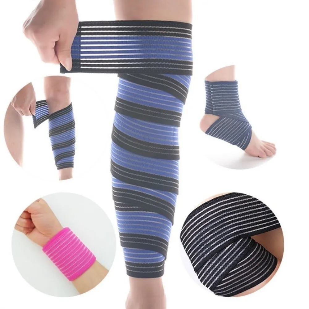 Vendaje elástico extra largo para rodilla con compresión y soporte - imagen 3