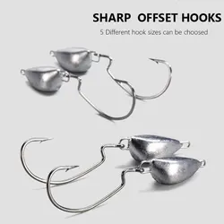 Anzuelos Jig Head con plomada para vinilos – agua dulce y salada