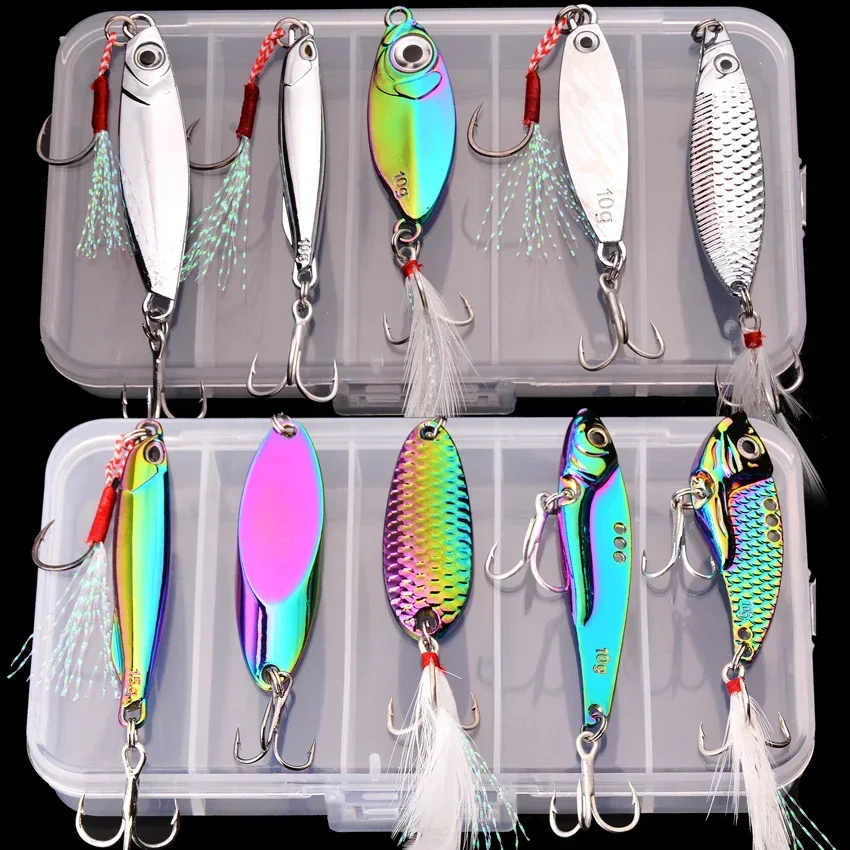 Señuelos Metal Vib Hundimiento para Pesca en Mar