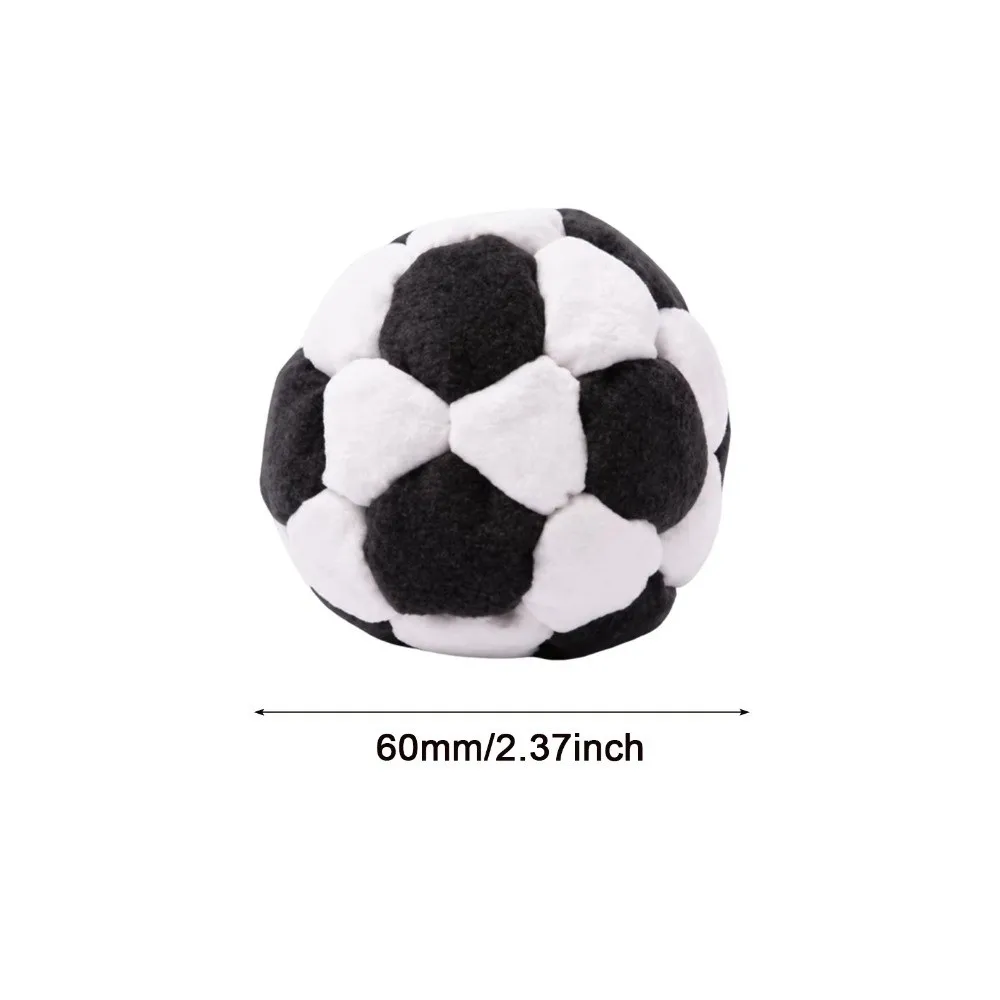 Footbag multicolor de felpa para entrenamiento de pies