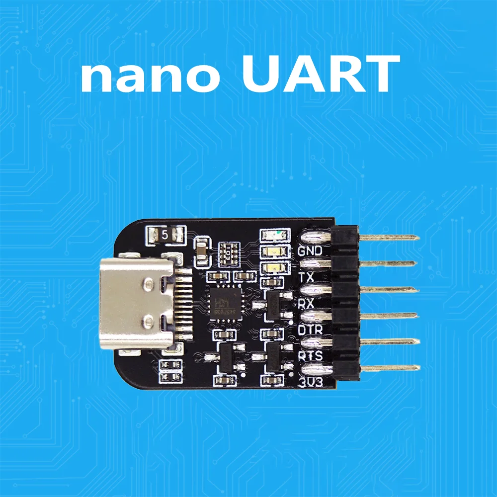 NanoUART USB a TTL con nivel IO ajustable y control de flujo - imagen 4