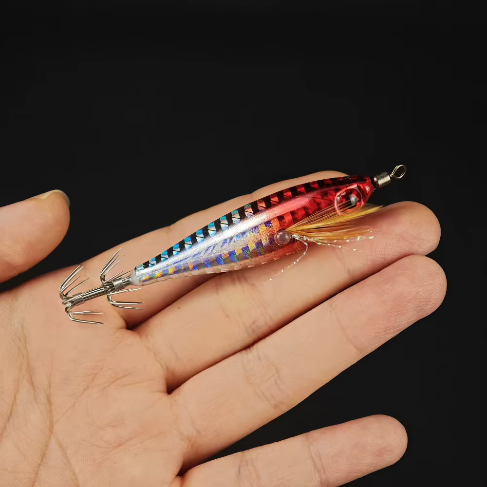 Señuelo Luminoso de Calamar Ackibbik – Cebo Rígido para Pesca en Agua Salada - imagen 2