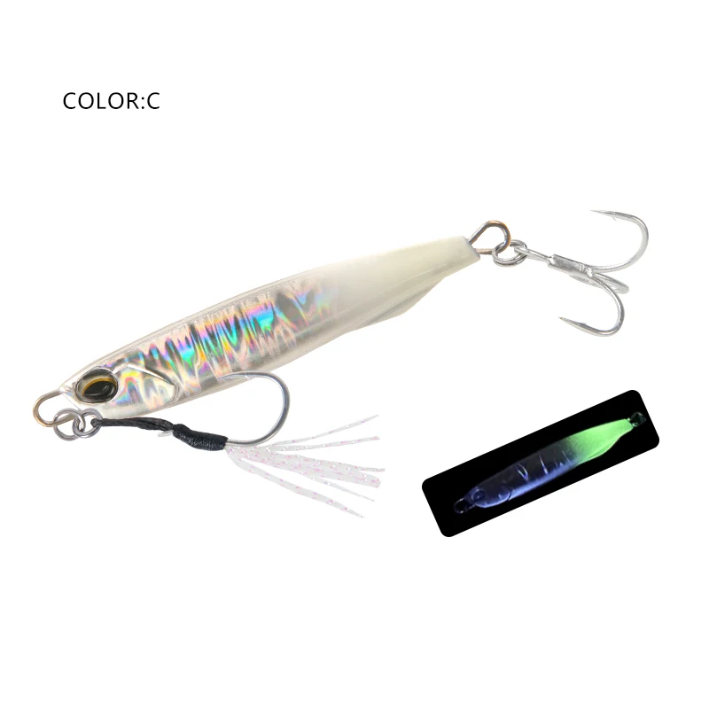 LETOYO señuelo luminoso metal para pesca en mar y atún, barco - imagen 2
