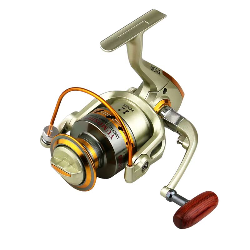 Carrete Giratorio EF 12+1BB – Metálico para Pesca en Agua Dulce y Salada - imagen 4