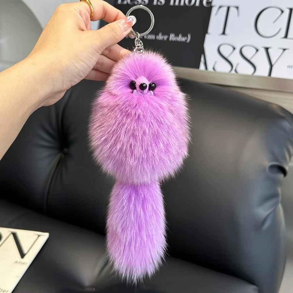 Llavero zorro colgante correa teléfono – Regalo pesca detalle accesorio moda - imagen 2