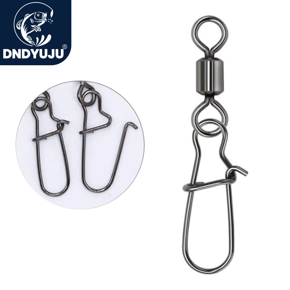 DNDYUJU 2/0 Giratorio – Acero inoxidable para pesca