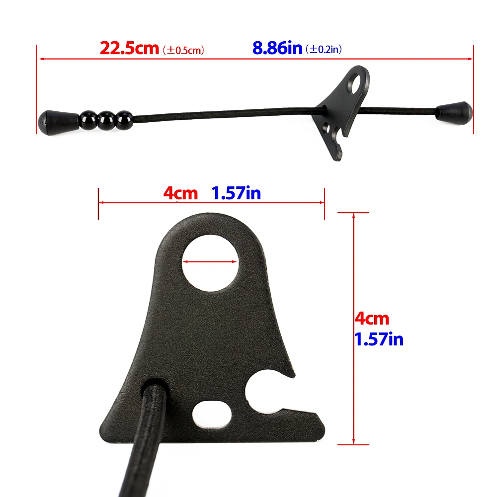 Hirisi AC500 soporte caña bungee duradero para pesca carpas - imagen 3