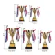 Trofeo metal dorado escultórico sin tapa, gran tamaño campeón - imagen 5