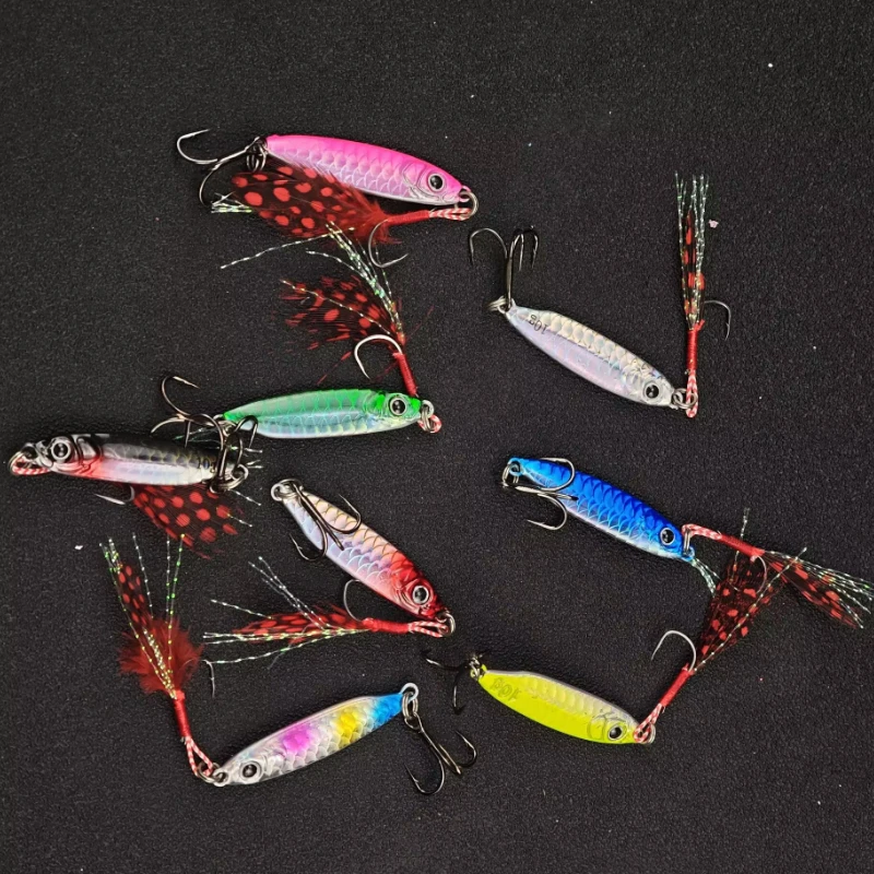 Conjunto del señuelo de jigging y ganchos