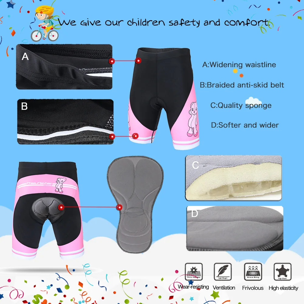 Conjunto de ciclismo infantil de secado rápido para bici de verano - imagen 3