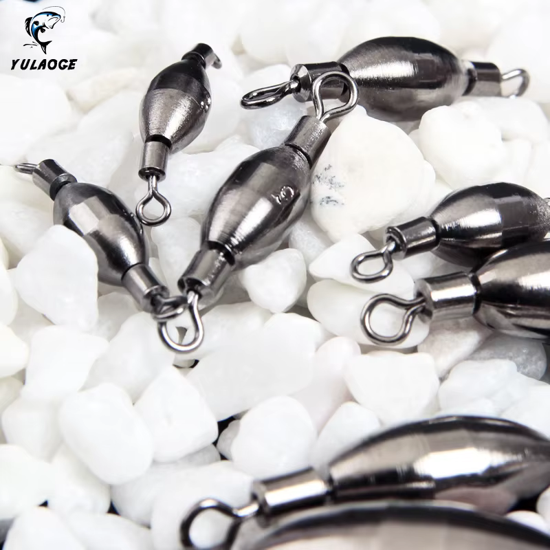 Lastre para boya de pesca deportiva en latón y zinc con conector - imagen 4