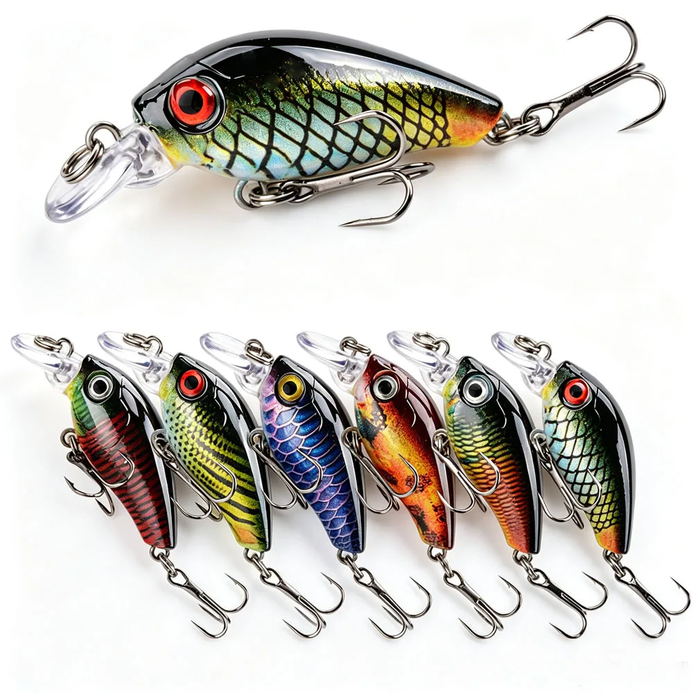 Crankbait flotante de plástico duro para trucha, bass y lucio - imagen 3