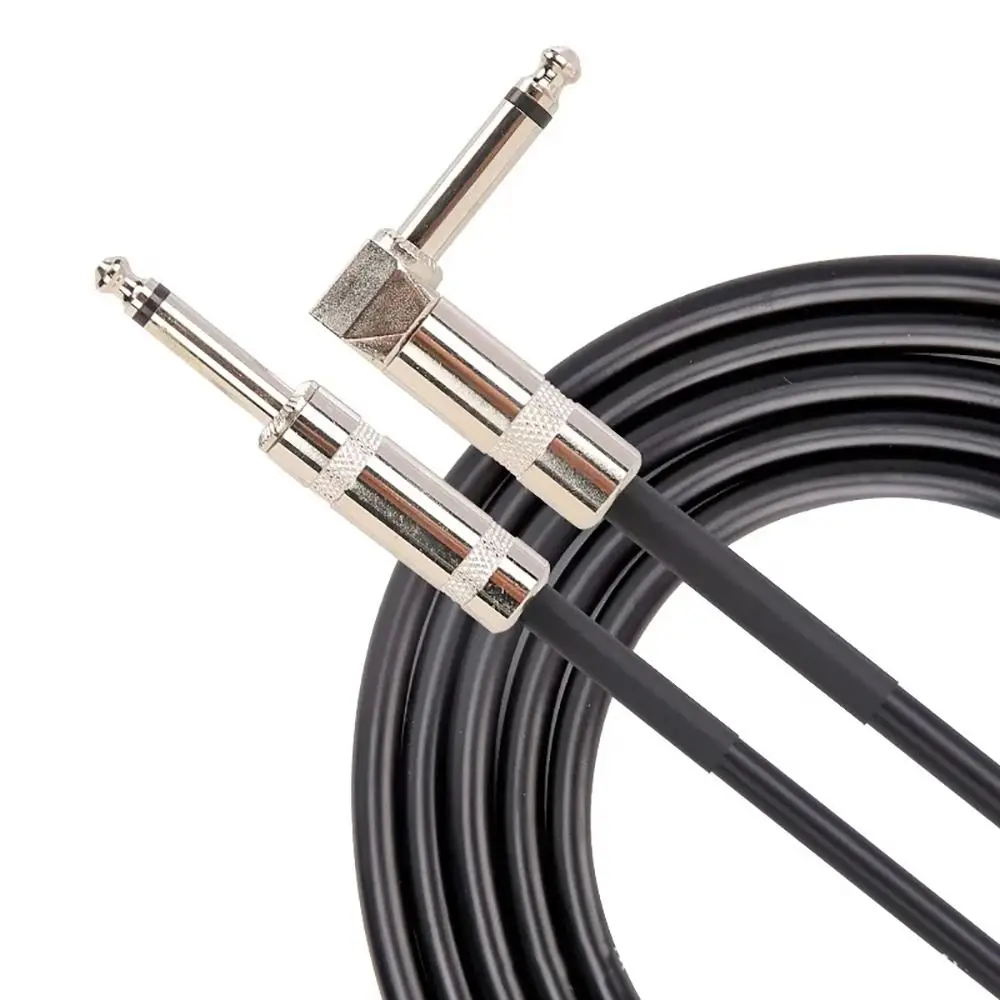 Cable jack TRS blindado chapado en oro bajo ruido 90° - imagen 2