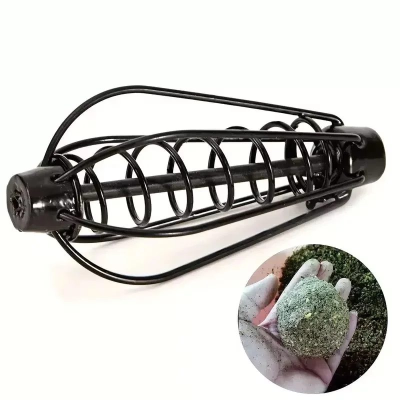 Alimentador de jaula giratorio – Doble porta‑cargas carpa/pesca gruesa - imagen 3