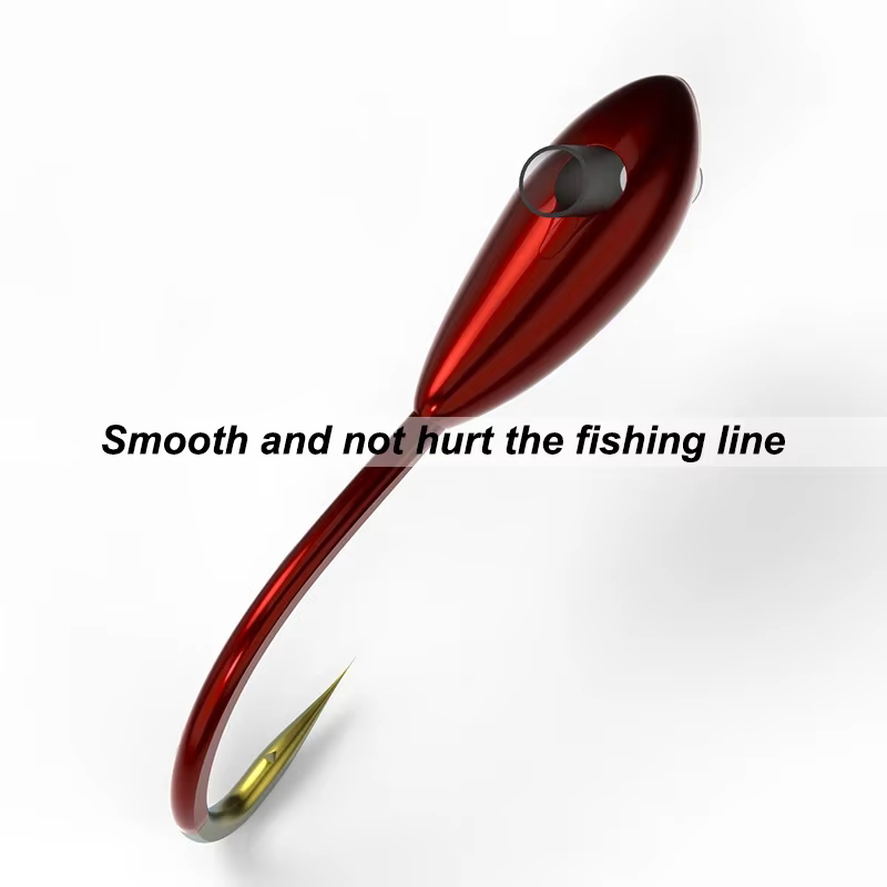 Anzuelo Jig Head pesca en hielo – Acero carbono con púas - imagen 2