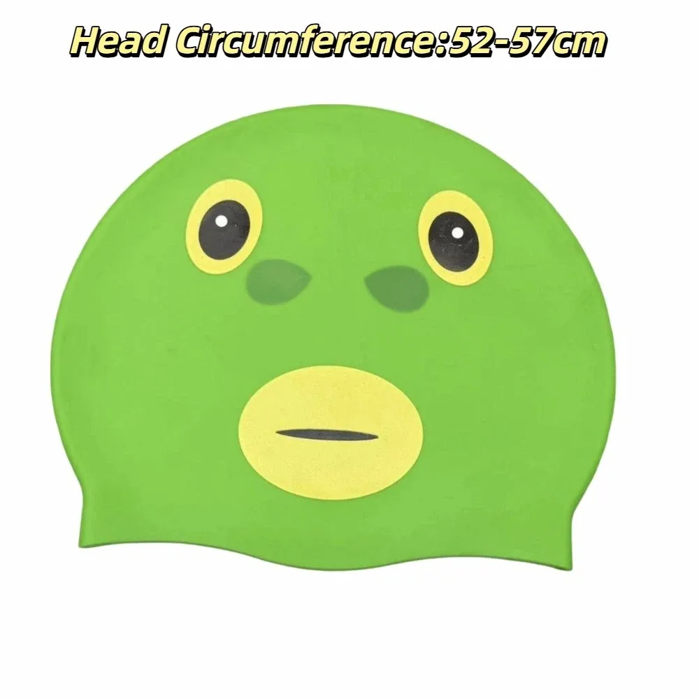 Gorro de natación de silicona impermeable secado rápido estampado animal - imagen 4